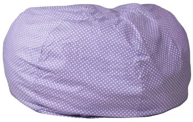 Alt view image 8 of 14 - Oversized Lavender Dot Bean Bag Chair for Kids and Adults