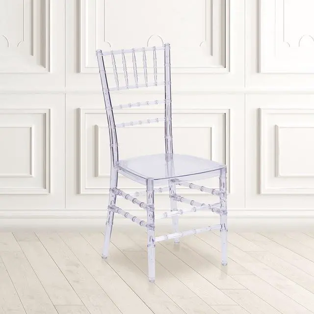 Alt view image 2 of 7 - Flash Elegance Crystal Ice Stacking Chiavari Chair