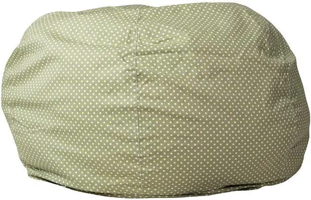 Alt view image 6 of 10 - Oversized Green Dot Bean Bag Chair for Kids and Adults