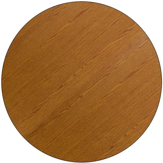 Alt view image 6 of 6 - 48 RND Oak Activity Table