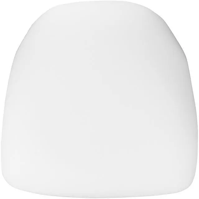 Alt view image 7 of 8 - Hard White Fabric Chiavari Chair Cushion