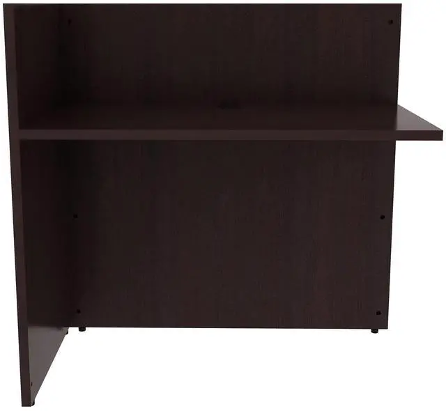 Alt view image 2 of 2 - Lorell 18309 Essentials Series 42" Reception Return - Expresso