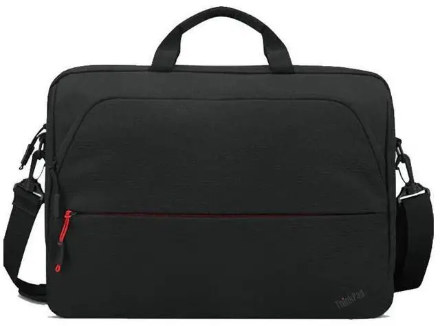 Alt view image 6 of 11 - lenovo carrying case for 13" to 14" - black - polyester, polyethylene terephthalate (pet) - shoulder strap - 10.4" height x 14.6" width x 2" depth