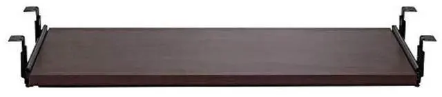Alt view image 9 of 10 - Lorell Keyboard Tray 26" Mahogany 87523