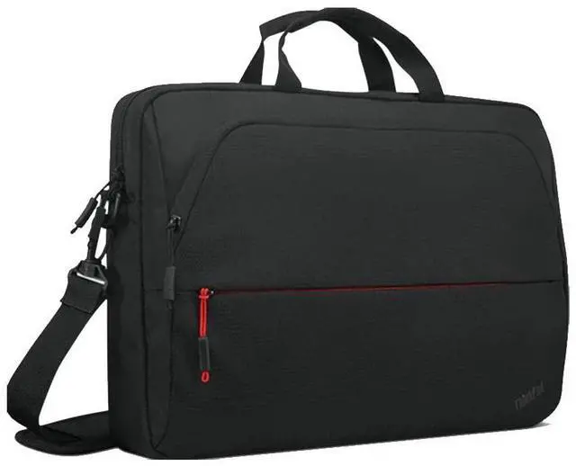 Alt view image 7 of 11 - lenovo carrying case for 13" to 14" - black - polyester, polyethylene terephthalate (pet) - shoulder strap - 10.4" height x 14.6" width x 2" depth
