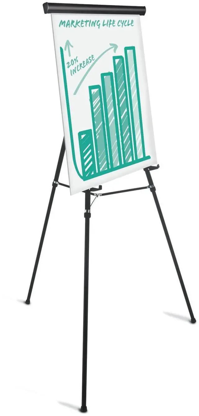 Alt view image 2 of 3 - Office Depot Heavy Duty Presentation Easel, Black, 354218