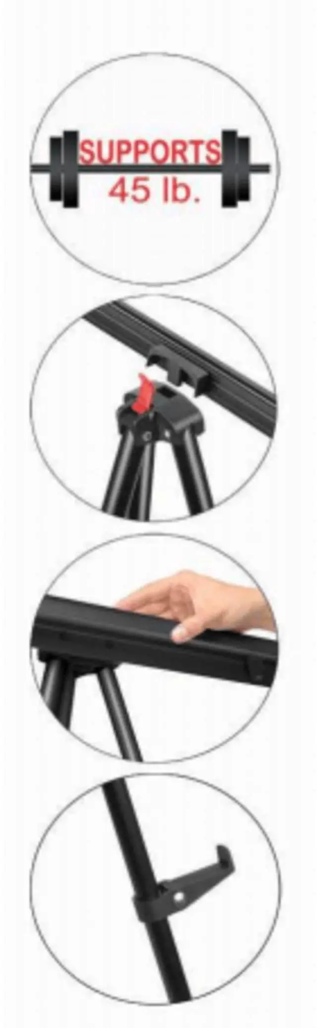 Alt view image 3 of 3 - Office Depot Heavy Duty Presentation Easel, Black, 354218