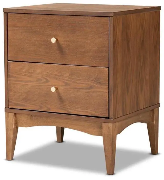 Alt view image 8 of 14 - BAXTON STUDIO 193-11301-ZORO Landis Mid-Century Ash Walnut Finished Wood
