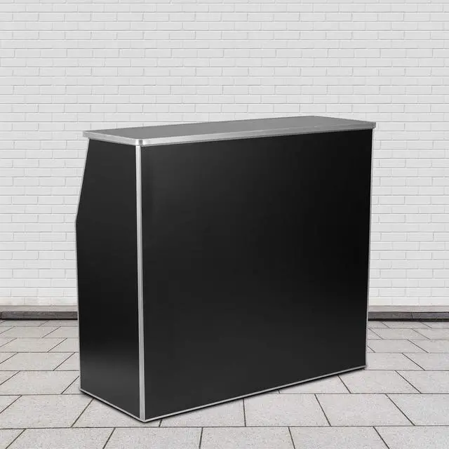 Alt view image 8 of 13 - 4' Black Laminate Foldable Bar