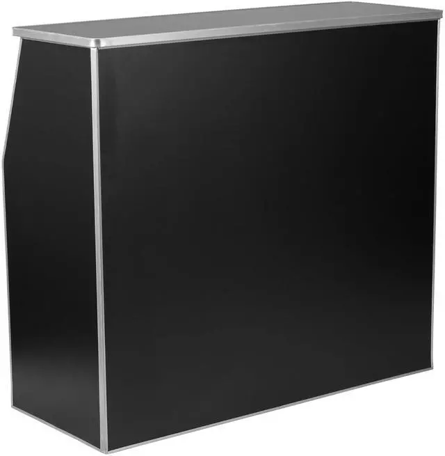 Alt view image 11 of 13 - 4' Black Laminate Foldable Bar