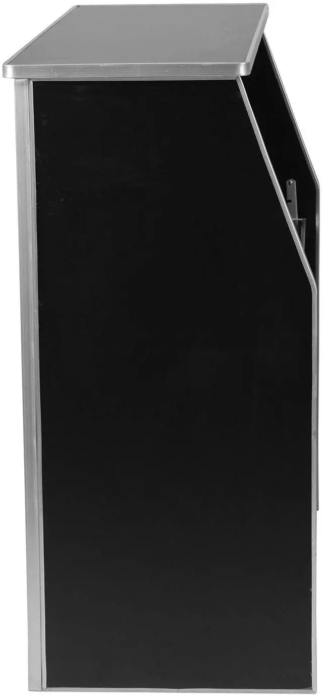 Alt view image 13 of 13 - 4' Black Laminate Foldable Bar