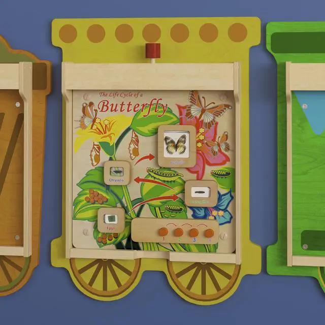 Alt view image 2 of 7 - Flash Furniture MK-ME12883-GG Life Cycle Wooden STEAM Board