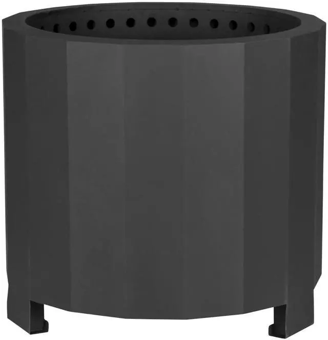 Alt view image 14 of 20 - Titus Commercial Grade 19.5 inch Smokeless Outdoor Firepit, Natural Wood Burning Portable Fire Pit With Waterproof Cover, Black