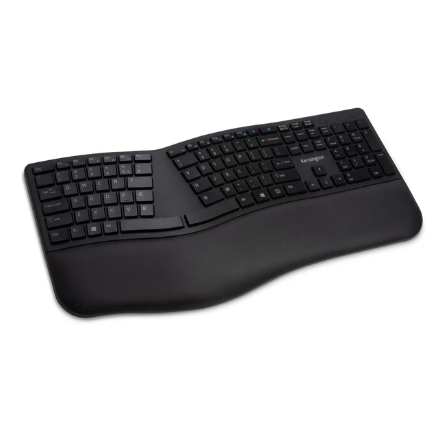 Main image of Kensington Pro Fit Ergonomic Wireless Keyboard, Bluetooth - Black (K75401US)
