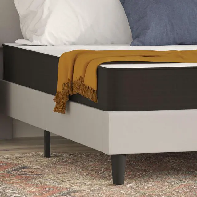 Alt view image 19 of 19 - Flash Furniture Capri Comfortable Sleep 8" Foam and Innerspring Hybrid Mattress King (CLE238BK)