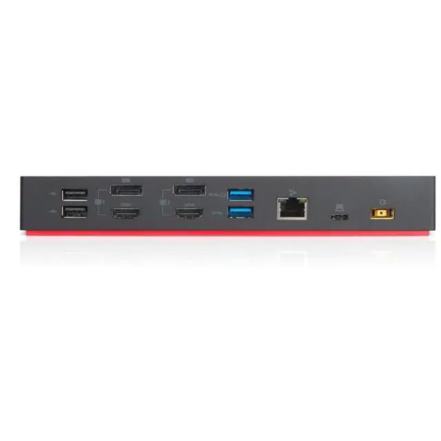 Alt view image 10 of 20 - Lenovo ThinkPad Universal USB-C Dock (with 135W Power Adapter)