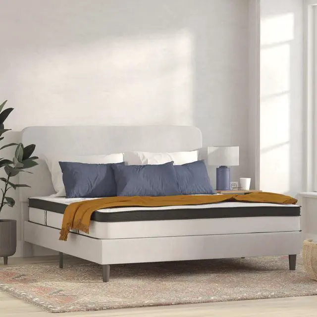 Alt view image 12 of 17 - Capri Comfortable Sleep 10 Inch CertiPUR-US Certified Hybrid Pocket Spring Mattress, King Mattress in a Box