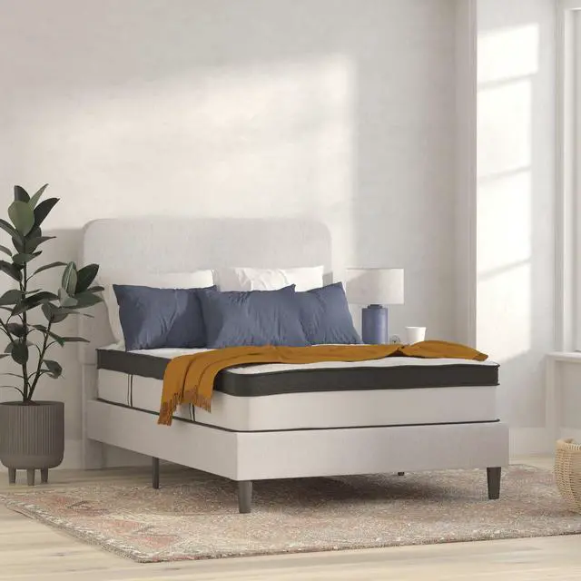 Alt view image 9 of 14 - Capri Comfortable Sleep 12 Inch CertiPUR-US Certified Memory Foam & Pocket Spring Mattress, Full Mattress in a Box