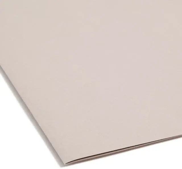 Alt view image 4 of 8 - Smead TUFF Extra Capacity Box Bottom Hanging Folder, 3" Expansion, 1/3-Cut Easy Slide Tab, Legal Size, Steel Gray, 18 per Box (64341)