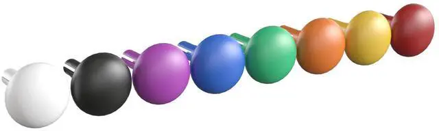 Alt view image 2 of 2 - Flash Furniture MK-ME21113-GG Multicolor STEAM Wall Peg Set