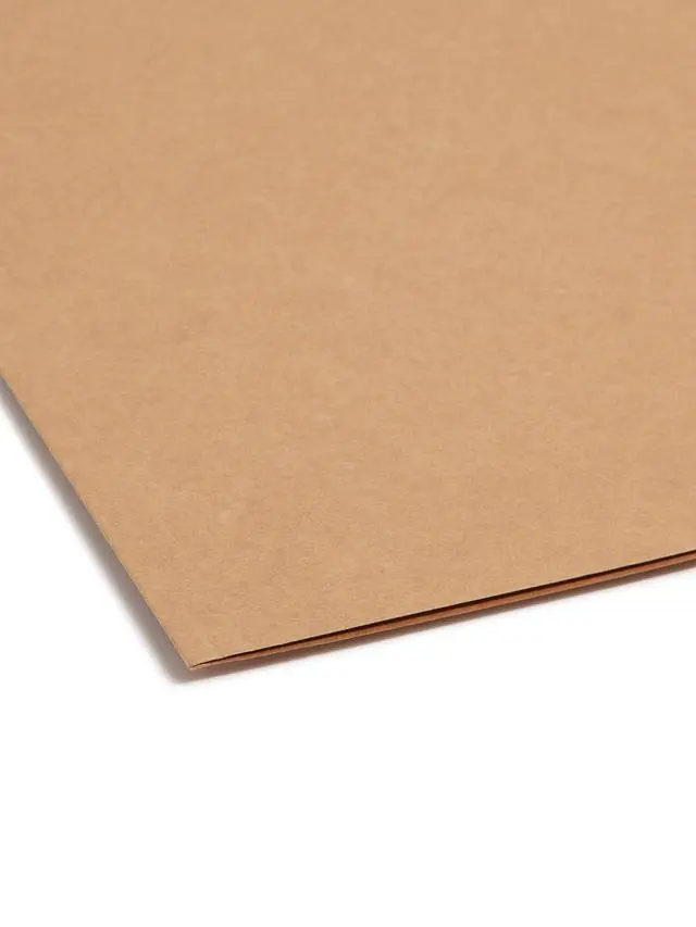 Alt view image 4 of 7 - Fastener File Folder, 2 Fasteners, Reinforced 2/5-Cut Tab Right of Center Position, Guide Height, Legal Size, Kraft, 50 per Box (19880)