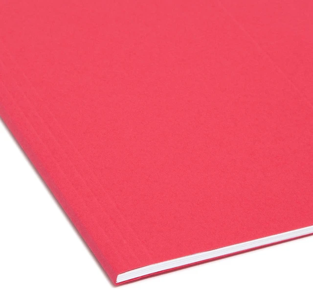 Alt view image 5 of 5 - FasTab Hanging File Folder, 1/3-Cut Built-in Tab, Letter Size, Assorted Primary Colors, 18 Count (64053)