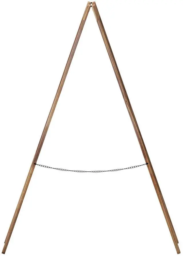 Alt view image 19 of 19 - Flash Furniture Canterbury Vintage Wooden A-Frame Magnetic Indoor/Outdoor Chalkboard Sign Brown 40"x20" (HGWAGDIS442315)