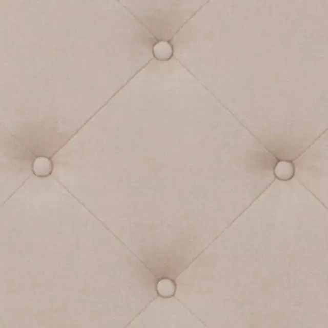 Alt view image 18 of 18 - Brighton Queen Size Tufted Upholstered Platform Bed in Beige Fabric with Memory Foam Mattress