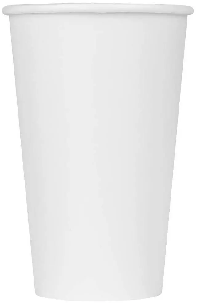 Alt view image 5 of 7 - Karat 16 oz Paper Coffee Cup [1,000 ct] White Disposable Cup for Hot/ Cold Drinks and Beverages 90mm (C-K516W)