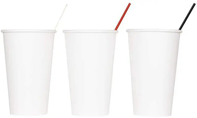 Alt view image 7 of 7 - Karat 16 oz Paper Coffee Cup [1,000 ct] White Disposable Cup for Hot/ Cold Drinks and Beverages 90mm (C-K516W)