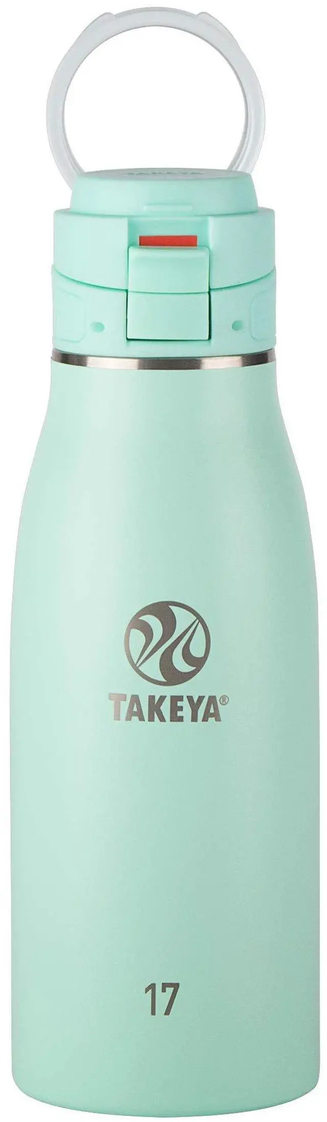 Alt view image 3 of 6 - Takeya Traveler Insulated Travel Mug, Leak Proof Lid, 17 Ounce, Aqua