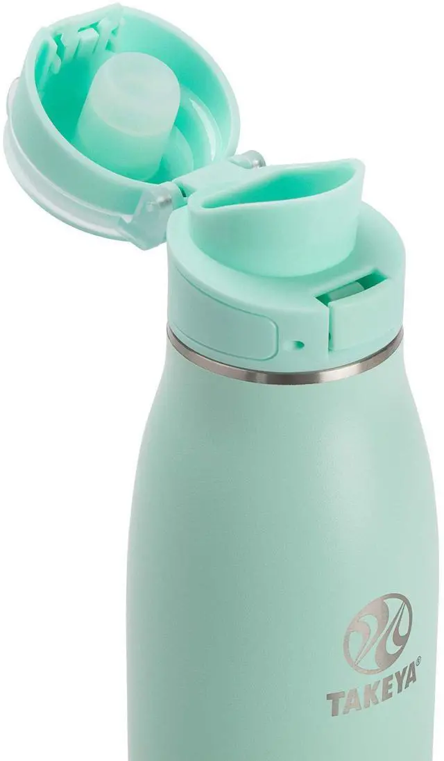 Alt view image 5 of 6 - Takeya Traveler Insulated Travel Mug, Leak Proof Lid, 17 Ounce, Aqua