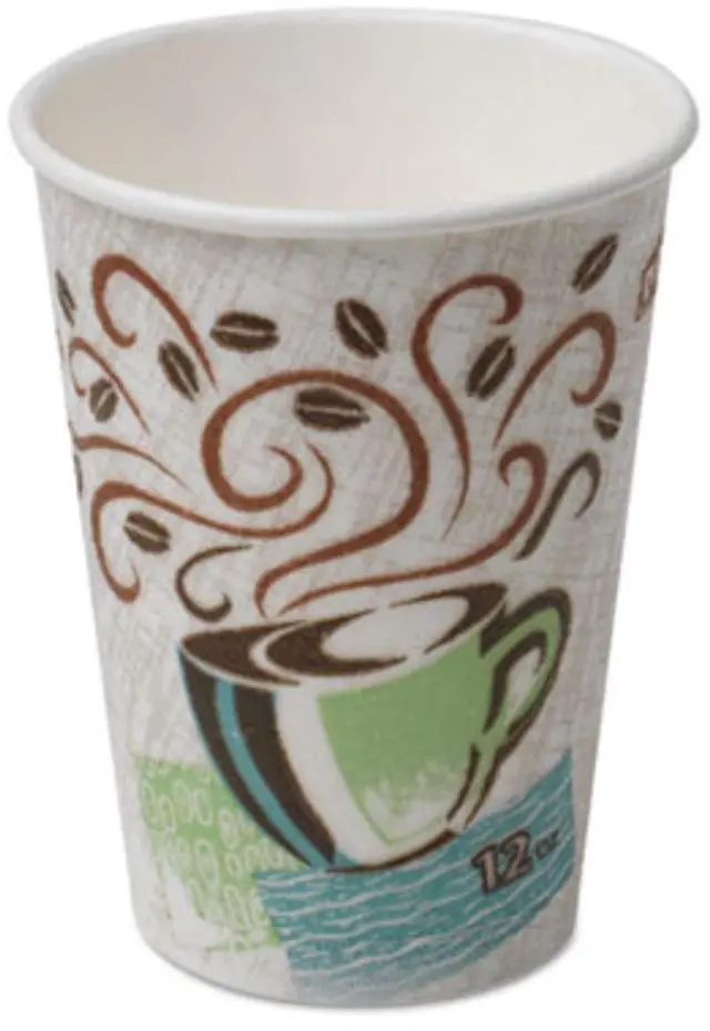 Alt view image 6 of 6 - DIXIE 5342CDSBP Disposable Hot Cup, 12 oz., White, PK960