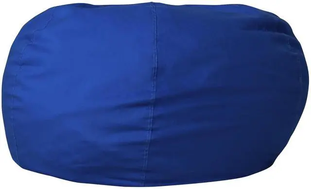 Alt view image 19 of 20 - Oversized Solid Royal Blue Bean Bag Chair