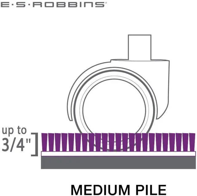 Alt view image 5 of 7 - ES Robbins Trendsetter Chair Mat, 36"x48" Rectangle