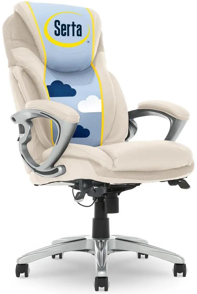 Alt view image 4 of 9 - Serta AIR Bonded Leather Executive Chair 43807B