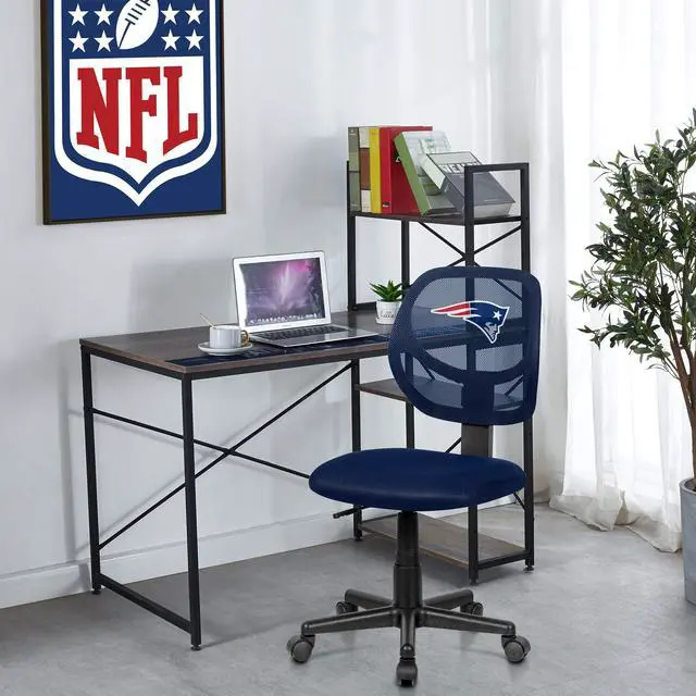 Alt view image 3 of 3 - Imperial Officially Licensed NFL New England Patriots Student Task Chair- Armless Design