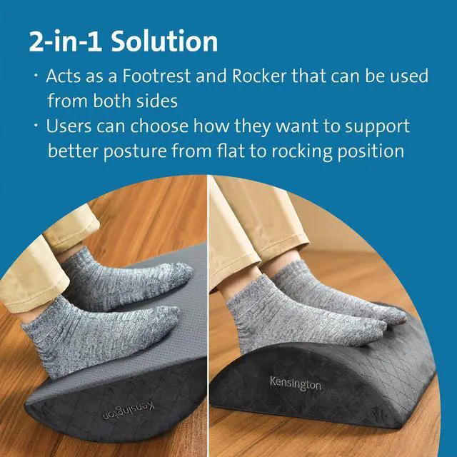 Alt view image 10 of 14 - Kensington Premium Comfort Soft Footrest