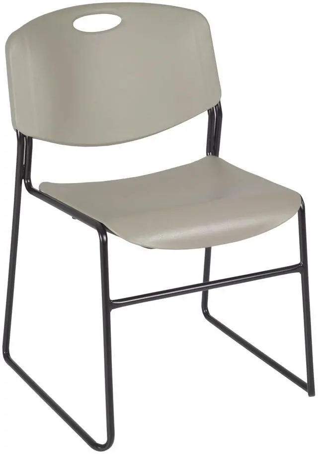 Alt view image 5 of 7 - Regency Zeng Stack Chairs (Set of 50), Grey