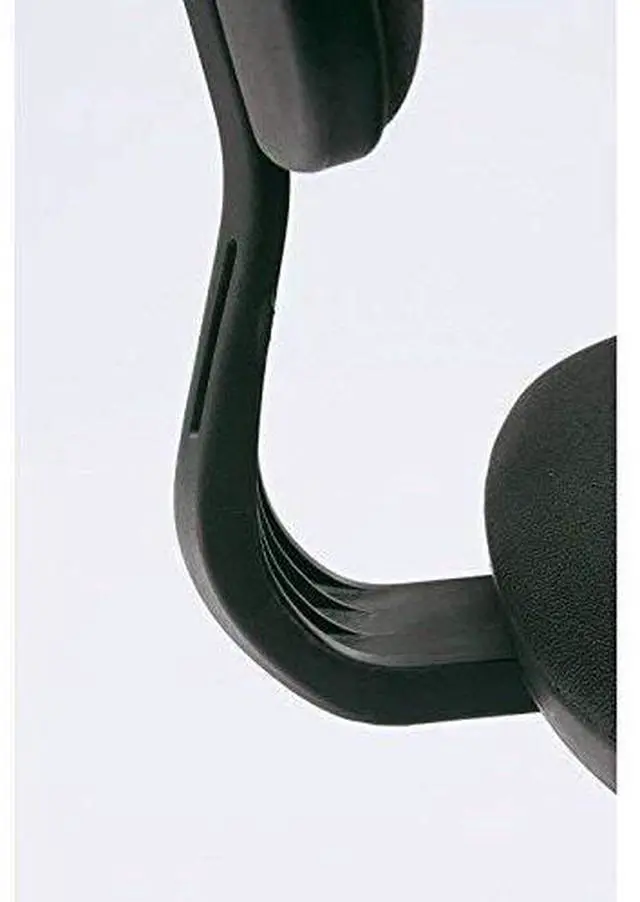 Alt view image 15 of 17 - Black Armless Fabric Office Chair