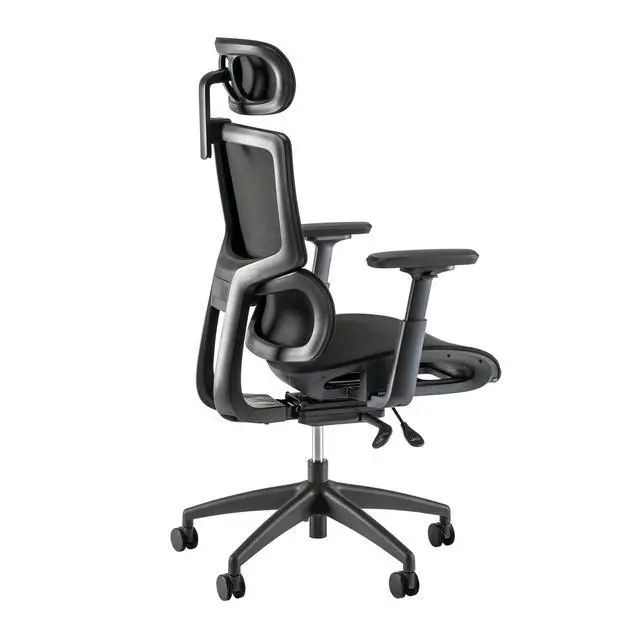 Alt view image 3 of 7 - Bush Business Furniture Align High Back Ergonomic Office Chair with Lumbar Support in Black Fabric, Adjustable Seating Solution for Home and Professional Workspace