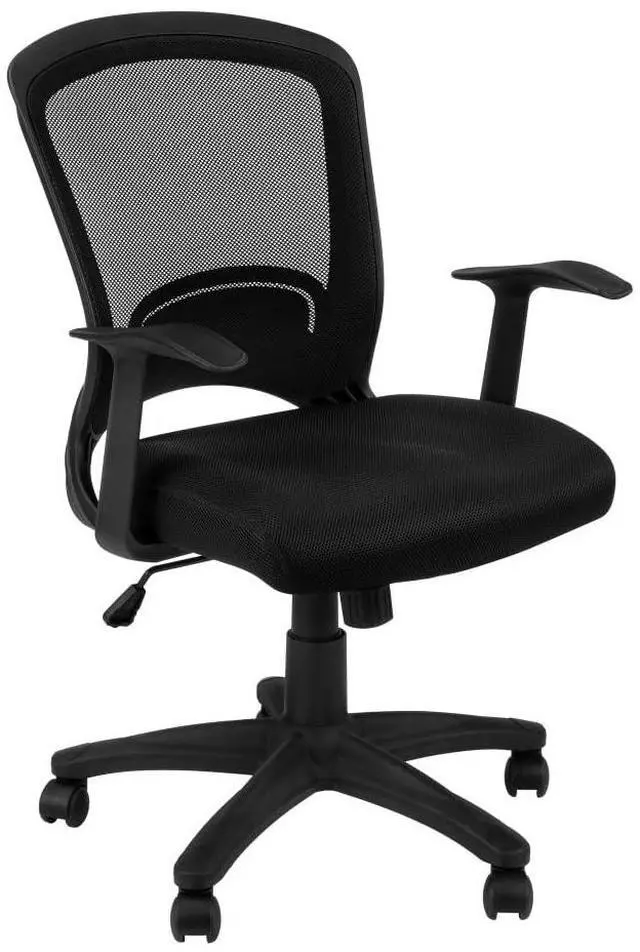 Alt view image 2 of 8 - Monarch Specialties Mesh Mid-Back/Multi-Position Office Chair, Black