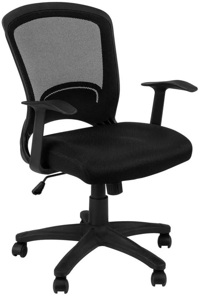 Alt view image 3 of 8 - Monarch Specialties Mesh Mid-Back/Multi-Position Office Chair, Black