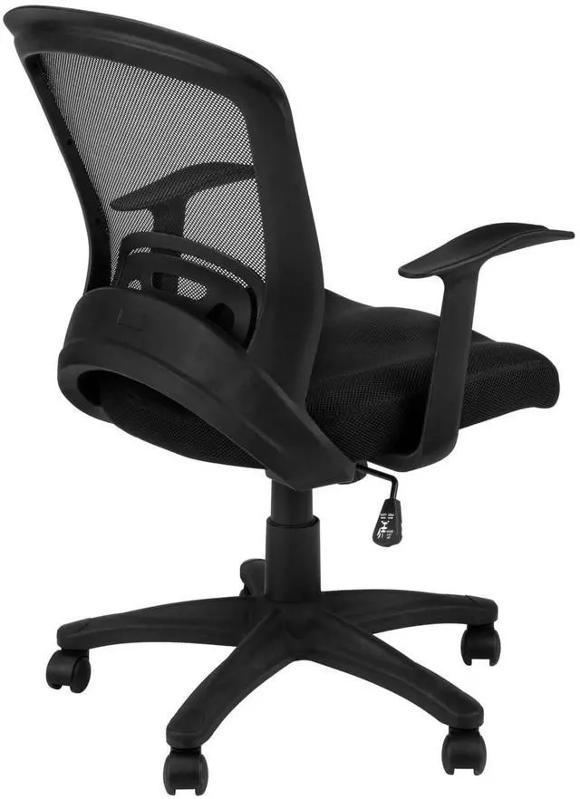 Alt view image 7 of 8 - Monarch Specialties Mesh Mid-Back/Multi-Position Office Chair, Black