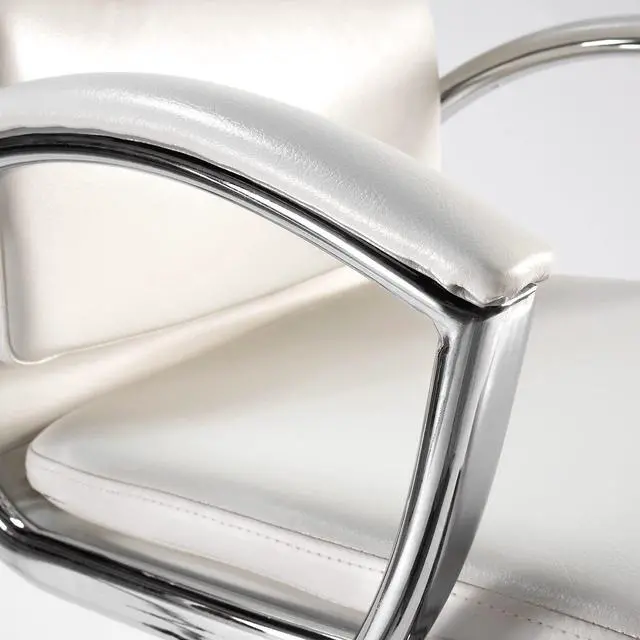 Alt view image 5 of 7 - Bush Business Furniture Modelo High Back Leather Executive Office Chair in White