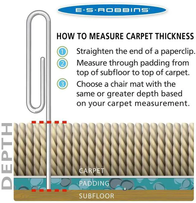 Alt view image 7 of 9 - ES Robbins 122785 EverLife 66 by 60 Inch Workstation Computer Desk Chair Mat