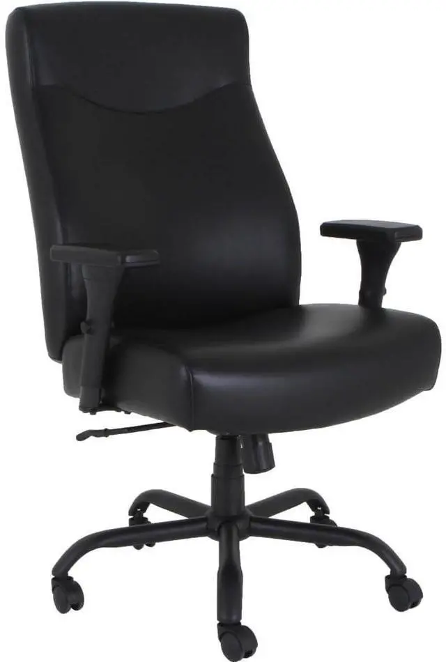 Alt view image 5 of 6 - Lorell 48846 Executive High-Back Big & Tall Chair
