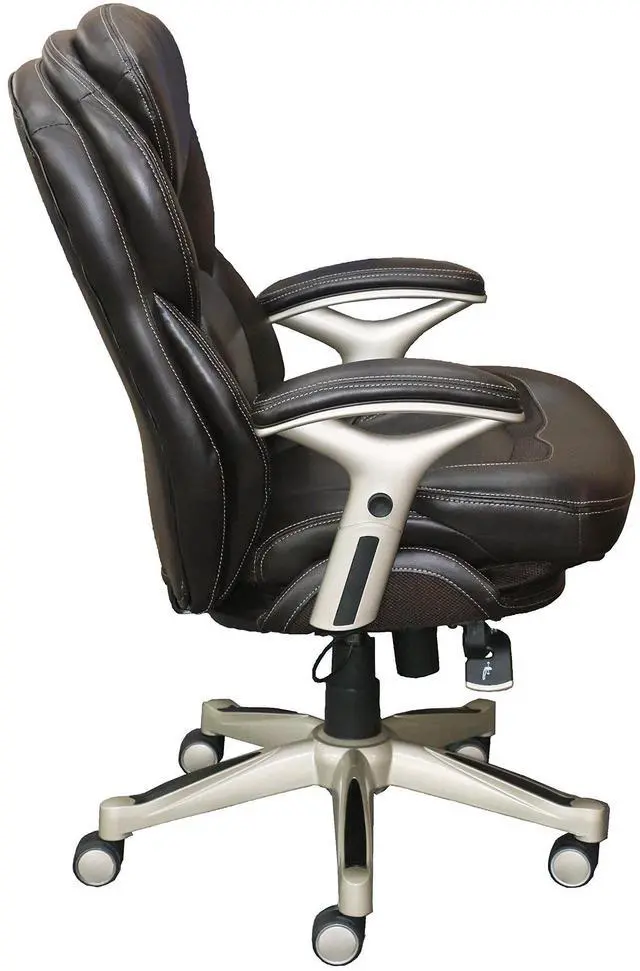 Alt view image 5 of 7 - Serta Works Executive Office Chair with Back in Motion Technology, Old Chestnut Bonded Leather