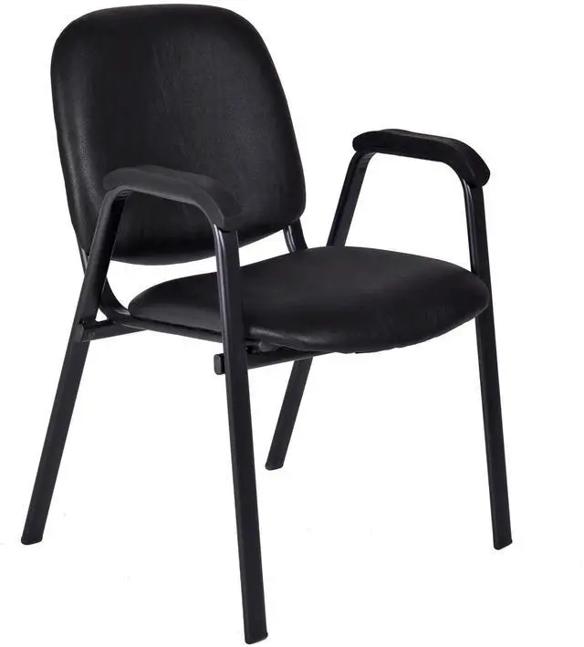 Alt view image 5 of 7 - Regency Ace Vinyl Stack Chair (Set of 18), Black