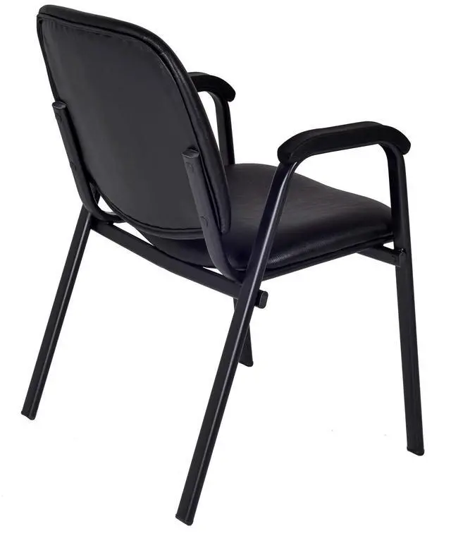 Alt view image 7 of 7 - Regency Ace Vinyl Stack Chair (Set of 18), Black